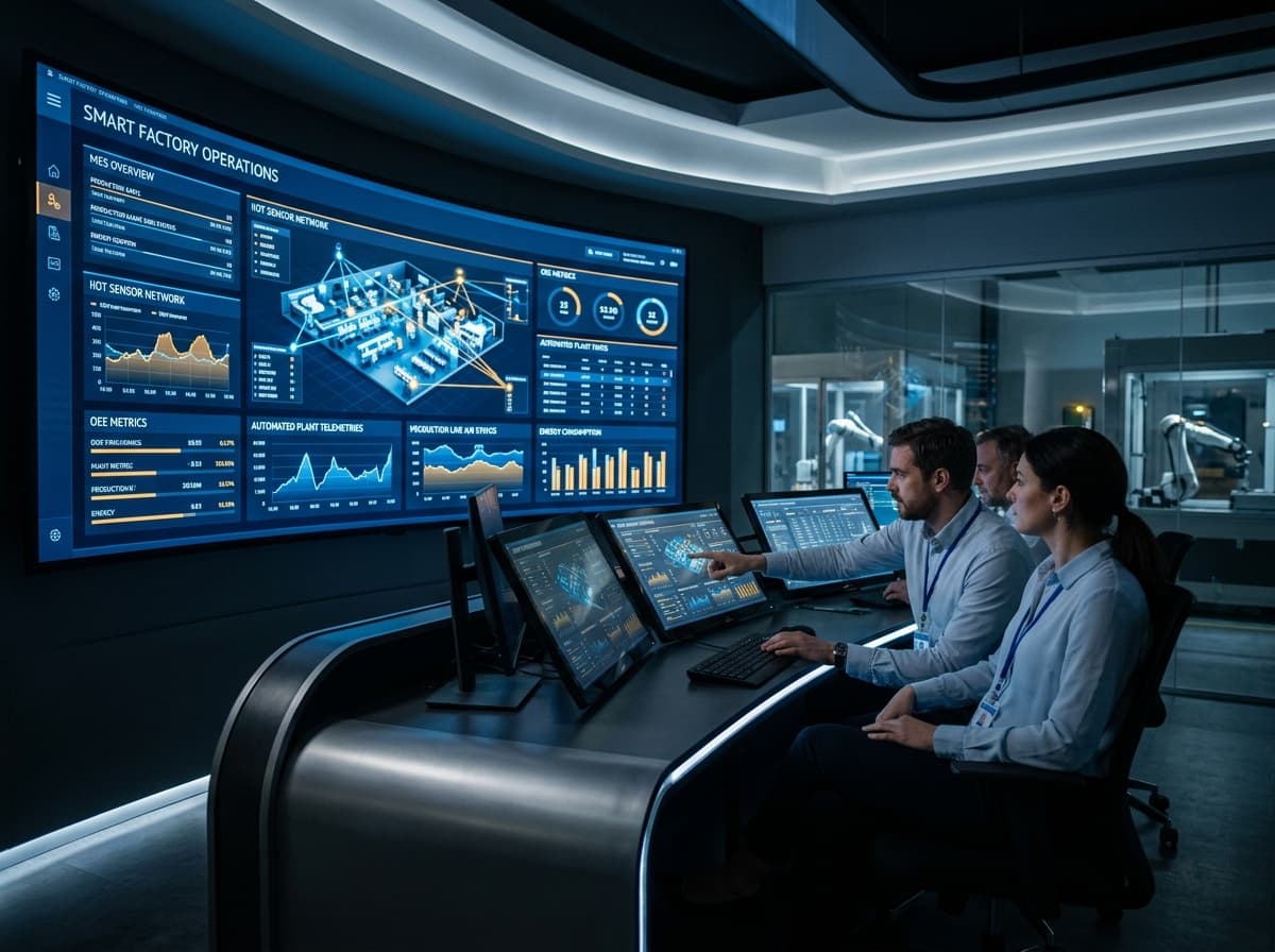 CHIVON MES and Industrial IoT (IIoT) Smart Factory Control Center in UAE